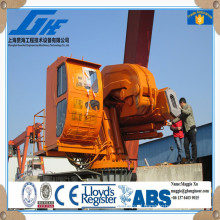 JIB knuckle and telescopic deck hydraulic marine crane